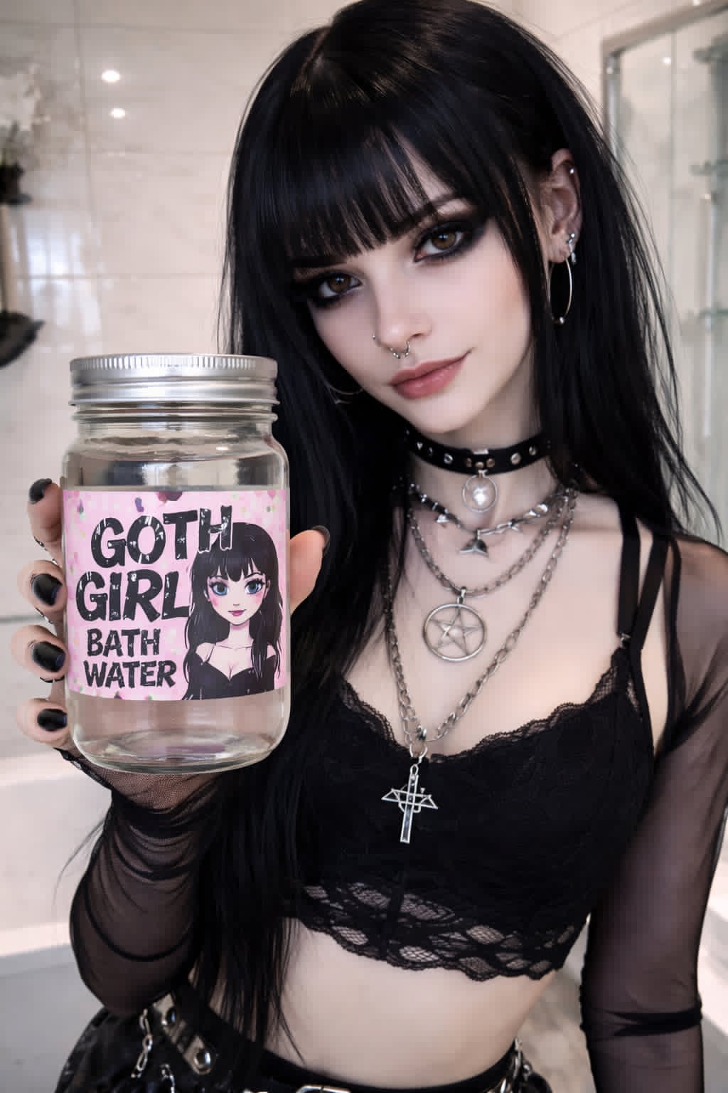 Goth Girl Bath Water