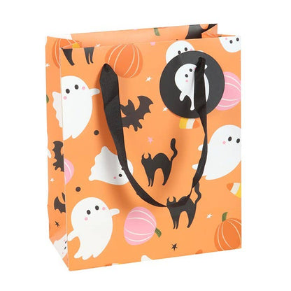 23cm Sweet and Spooky Ghost Print Halloween Gift Bag