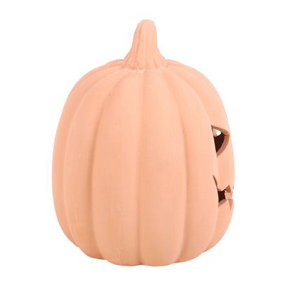 15cm Terracotta Halloween Pumpkin Decoration