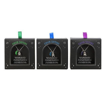 Coven Sisters Cauldron Charm Necklace