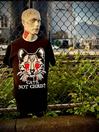 Cats, Not Christ Tee.