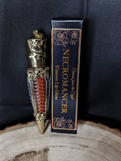 NECROMANCER - Dark brown spiced chocolate lip gloss