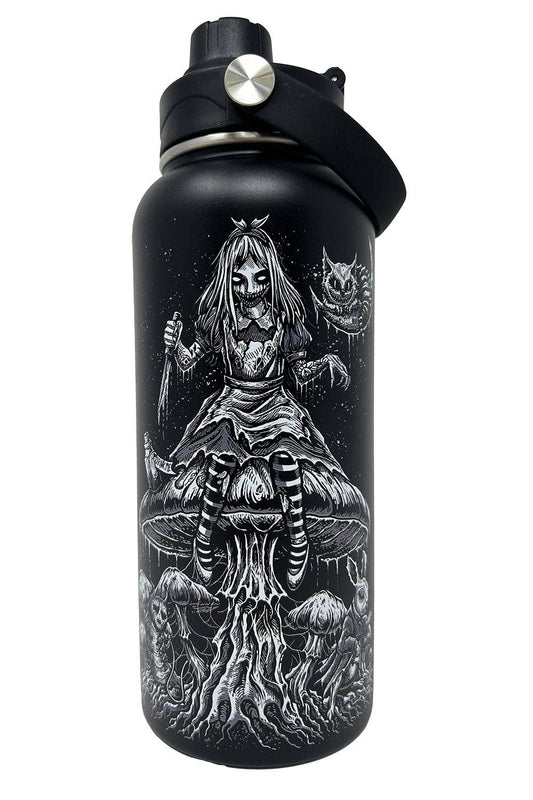 Alice Down The Rabbit Hole 32oz Water Bottle