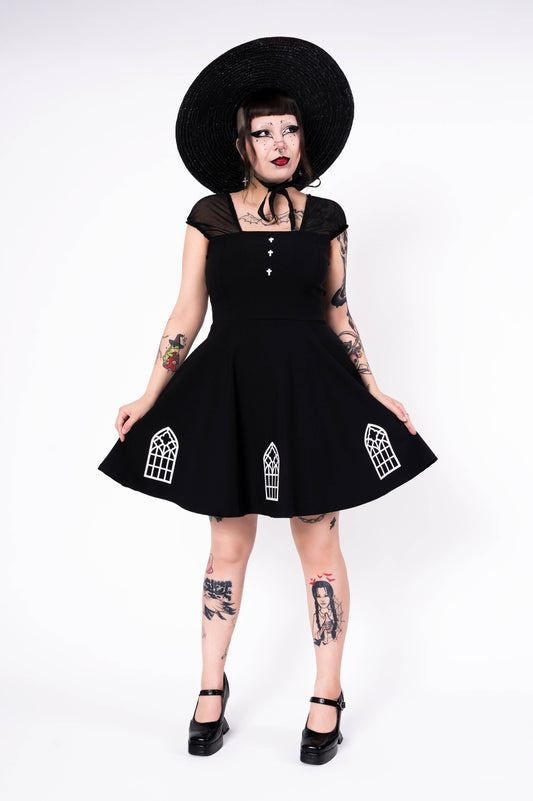 She Sell Sanctuary dress - Glow-in-the-dark