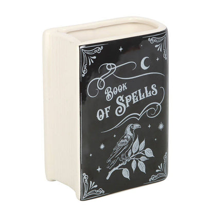 Book of Spells Book Shaped Ceramic Vase
