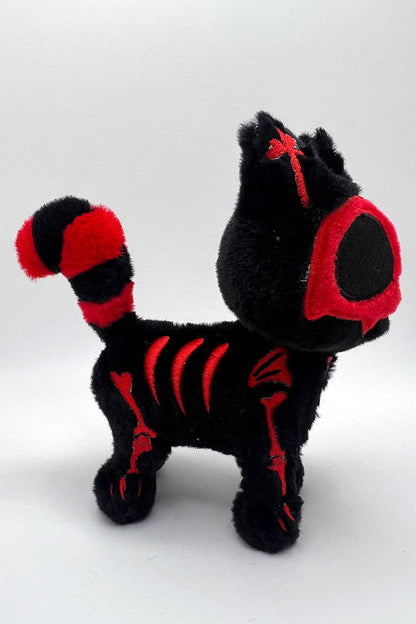 Blood Skelekitty Plush Keychain