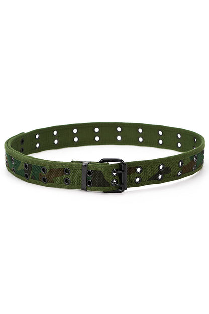 Casual Canvas Double Hole Belt