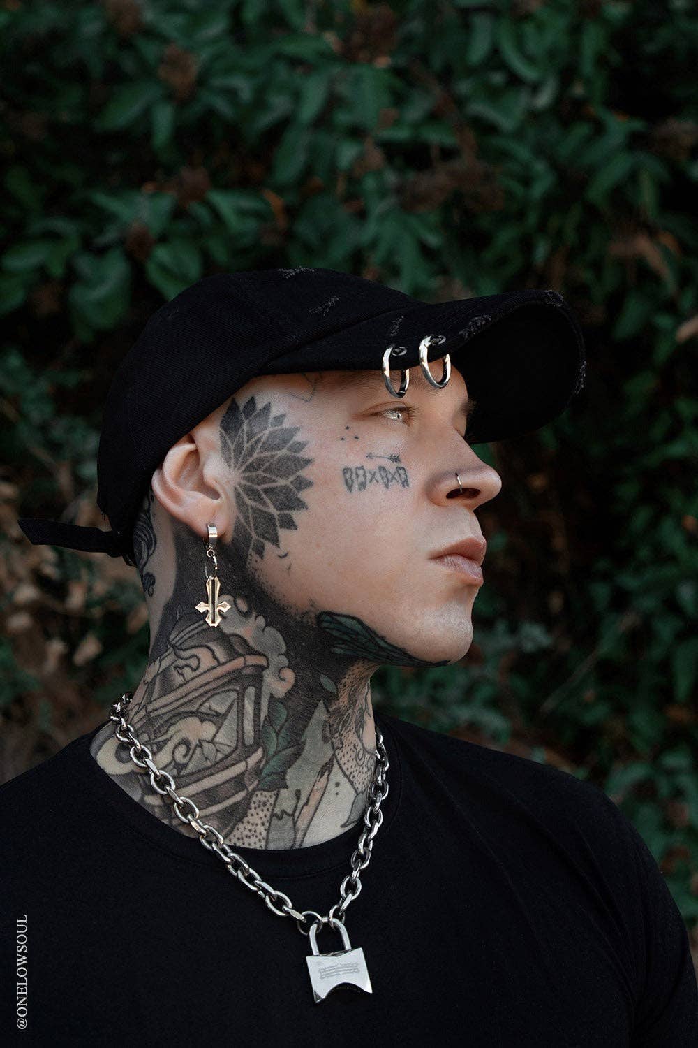 Grim Reaper Pierced Baseball Cap