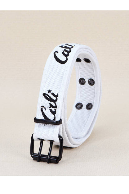 Casual Canvas Double Hole Belt