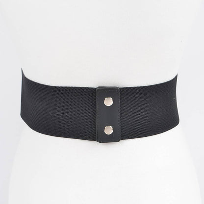 Stud Waist Elastic Plus Size Belt
