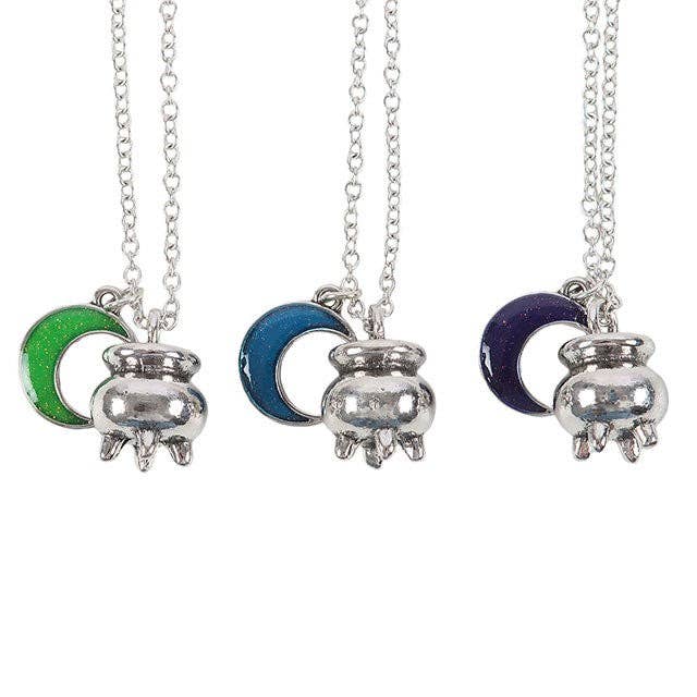 Coven Sisters Cauldron Charm Necklace