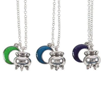 Coven Sisters Cauldron Charm Necklace