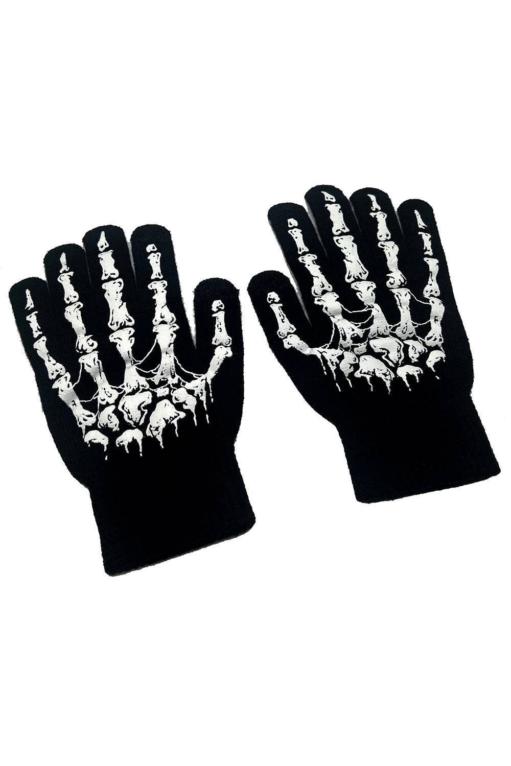 Dead Inside Skeleton Gloves [Full Finger]